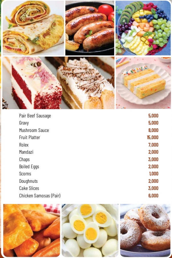 Menu Page 5