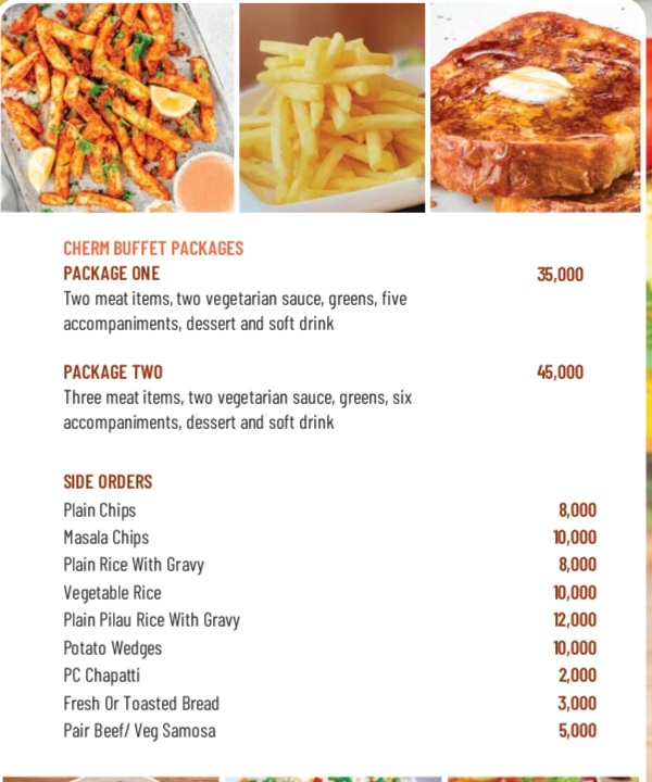 Menu Page 4